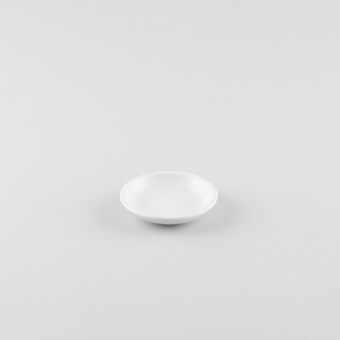Round Soy Sauce Dish - White (L)