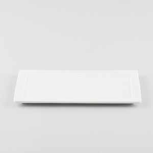 Rectangle Platter with Narrow Rim - White