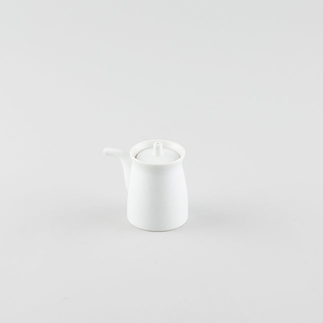 Hakusan Soy Pot Tenmoku White