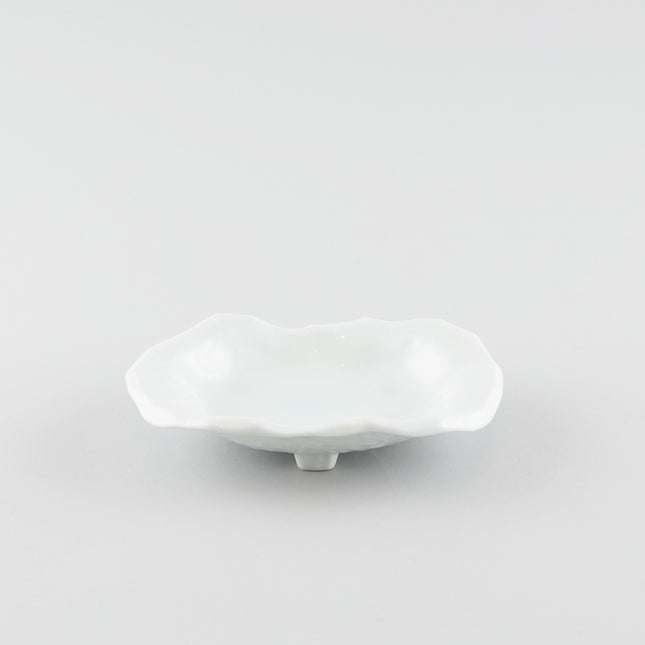 Serene White Oblong Shallow Dish