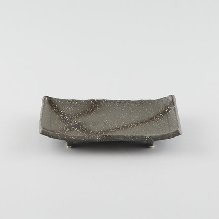 Coal Black Rectangular Plate
