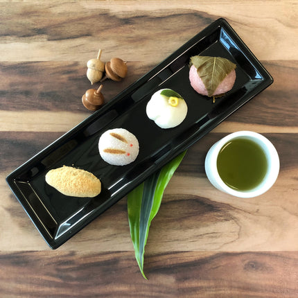 Narrow Rectangle Plate - Black