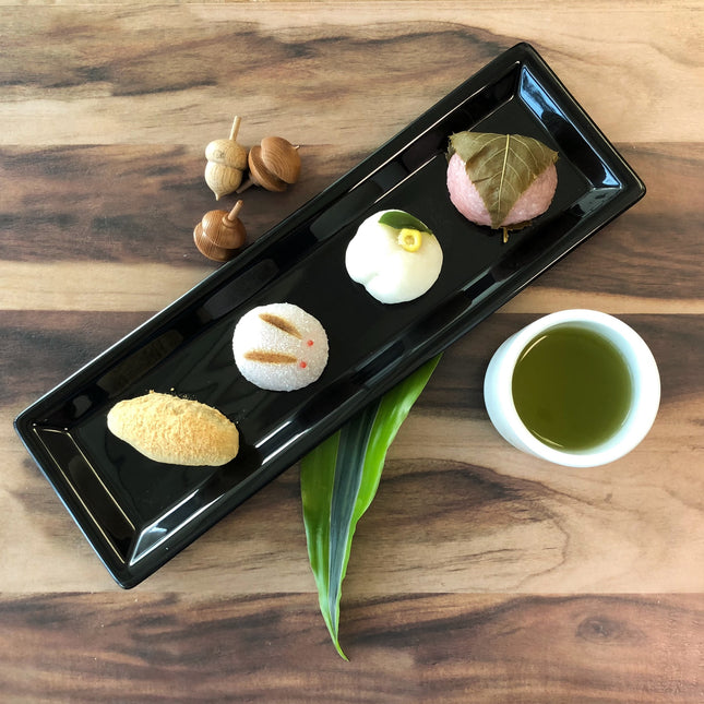 Narrow Rectangle Plate - Black