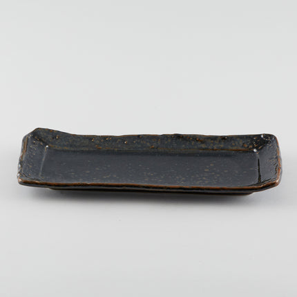 Smooth Earth Black Rectangular Plate