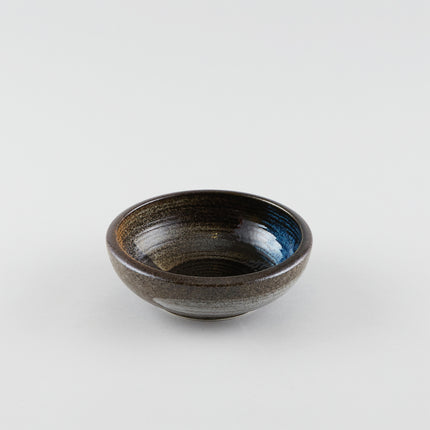 Earth Brush Browns Round Bowl