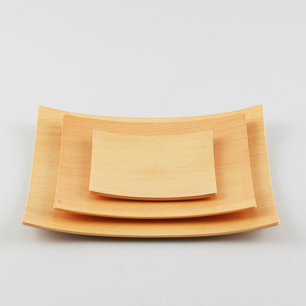 Gold Craft Plywood Square Dish L