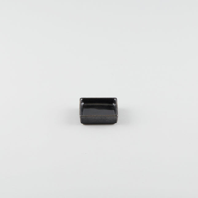 Single Square Sauce Dish - Black