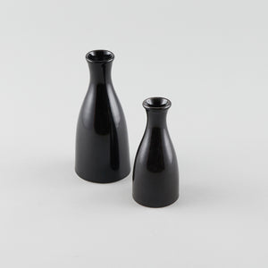 Sake Bottle - Black (L) - Logo