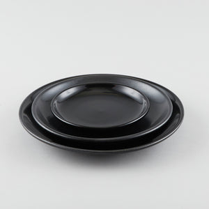 Round Coupe Plate - Black (M)