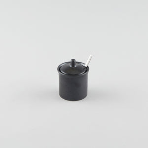 Chili Pepper/Sugar Pot Black (No Spoon)
