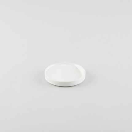 Half-Moon Slant Sauce Dish - White