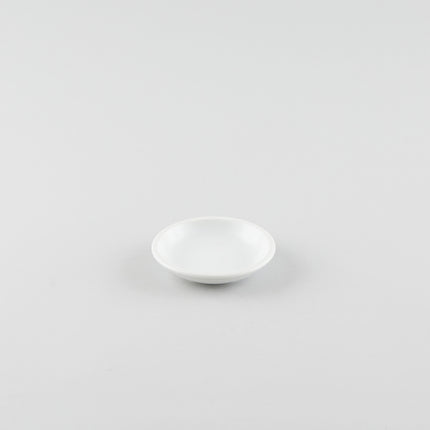 Round Soy Sauce Dish - White (L)
