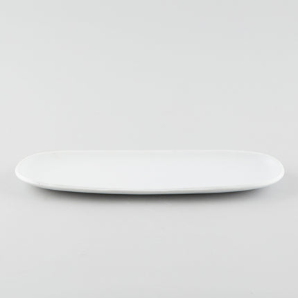 Oblong Narrow Plate - White