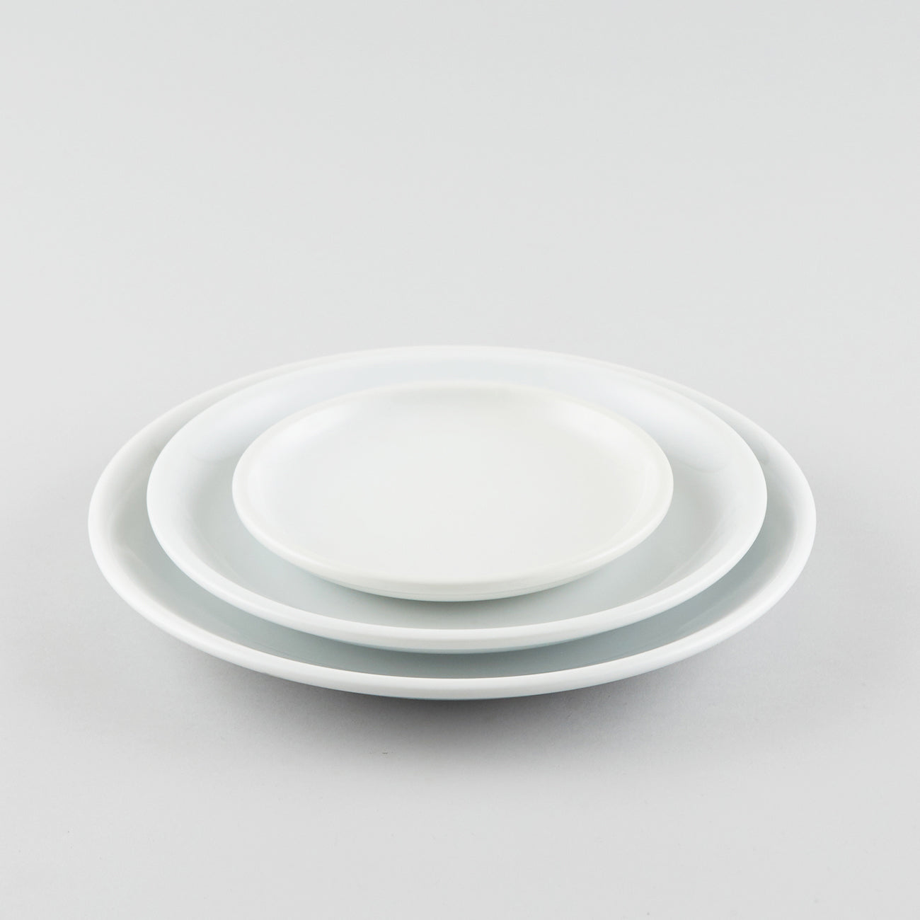 Round Coupe Plate - White (L)