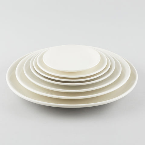 Simplicity Round Plate - White (14")