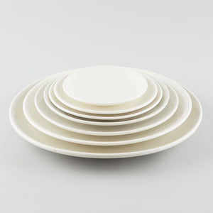 Simplicity Round Plate - White (6")