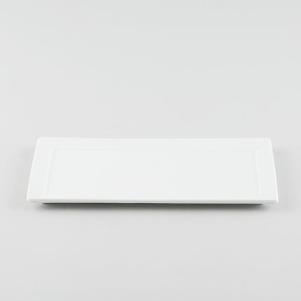 Rectangle Platter with Narrow Rim - White