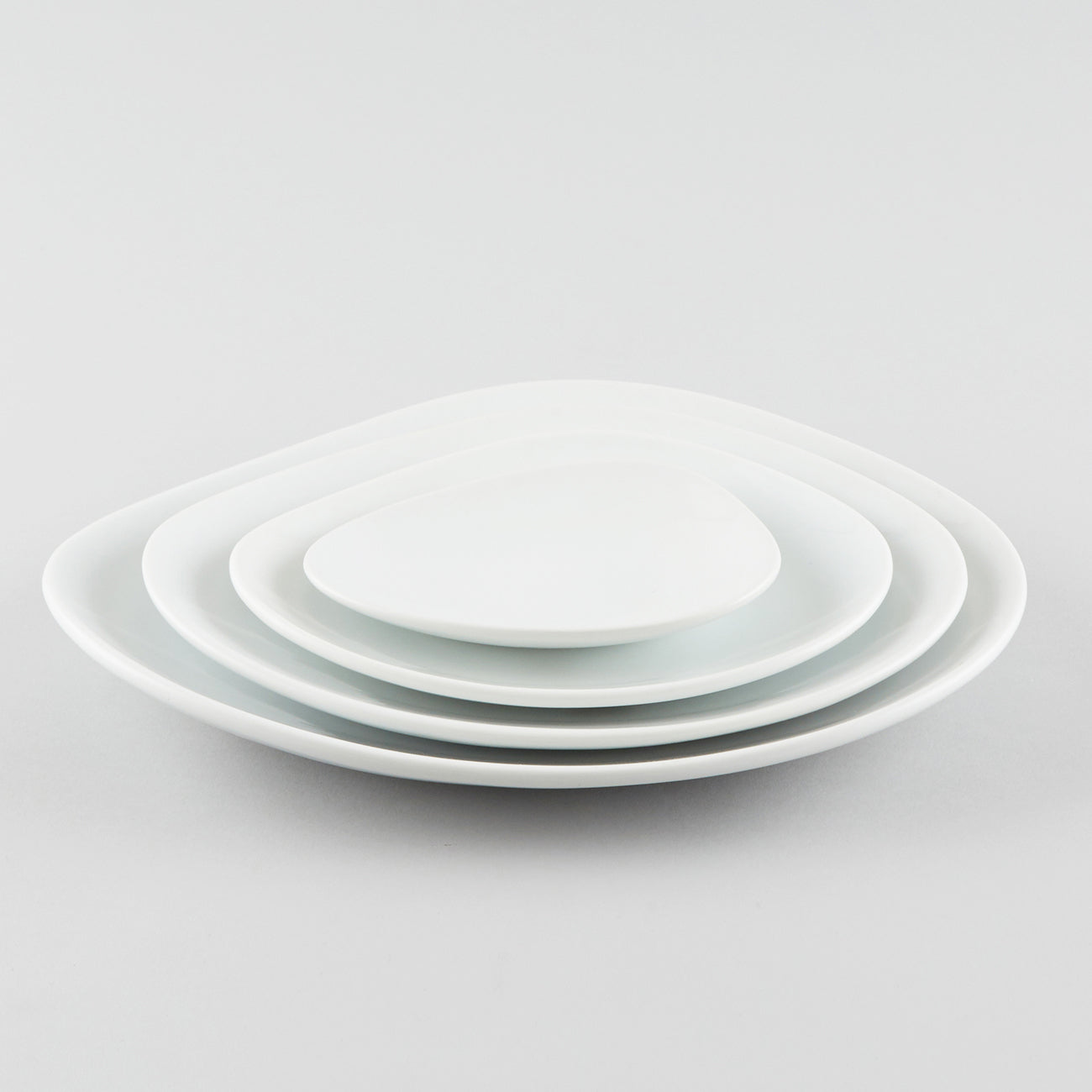 Clam Shape Plate - White (SS)