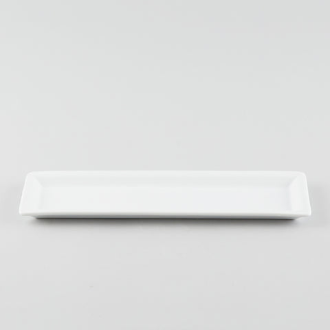 Narrow Rectangle Plate - White